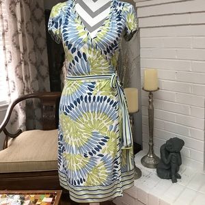 BCBG Maxazria multi color dress, size small